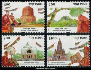 India Scott 1944-1947 Mint never hinged.