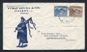 Circa 1961-1963 Pakistan to Kalamazoo, Michigan USA - FREE U.S. Shipping!