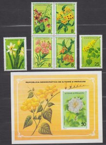 Z4465, JL Stamps 1979 st tnomas & prince islands set mnh +s/s #501-6,508 imperf#