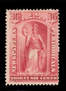 MOMEN: US STAMPS #PR84 36c NEWSPAPER MINT OG H $350 LOT #84196-3*