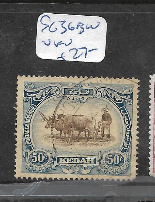 MALAYA KEDAH (P1006B)  COW  50C   SG 36BW   VFU