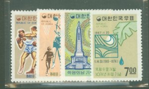 Korea #588-591  Single (Complete Set) (Sports)