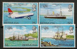 Bermuda 393-6 MNH CV $5.25