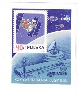 Poland 1987 1st artificial Satellite Sputnik S/S Sc 2829 MNH C6