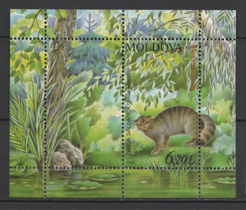 Moldova 2006 Fauna Animals Wild Cat MNH Block