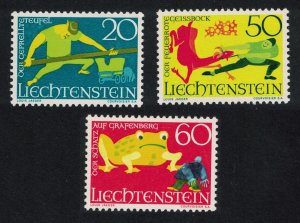 Liechtenstein Liechtenstein Sagas 3rd series 3v 1969 MNH SG#516-518