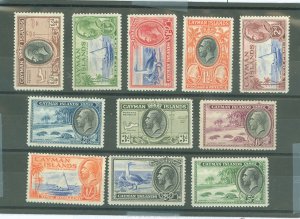 Cayman Islands #85-95 Unused