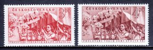 Czechoslovakia - Scott #519-520 - MNH - SCV $2.45