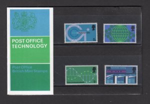 1969 PO TECHNOLOGY PRESENTATION PACK WITH GERMAN INSERT CARD 