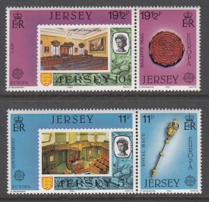 Jersey 306-309a Europa MNH VF