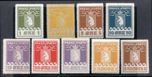 Greenland Q1-Q9 Mint LH parcel post, bears