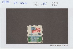 U.S.  Scott# 1338 1968 Flag Issue VF MNH