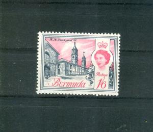 Bermuda - Sc# 185A. 1967 QEII 1'6p. MNH. $4.50.