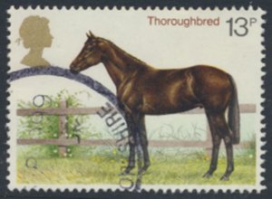 GB  SC# 842  SG 1066  Used Horses    see details & scans