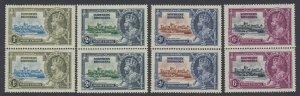 Northern Rhodesia, Scott 18-21 (SG 18-21), MNH pairs