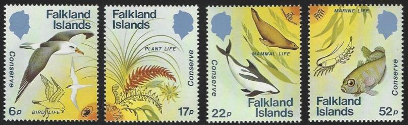 Falkland Islands #412-415 MNH Full Set of 4 Flora & Fauna