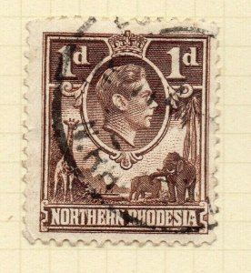 Northern Rhodesia 1938 Early Issue Fine Used 1d. NW-167030