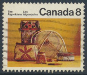 Canada  SC# 566  Used  Algonkians see  details & scans