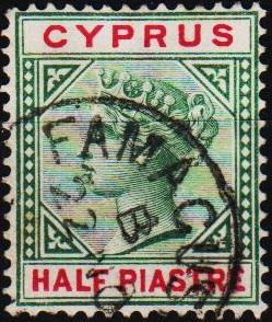 Cyprus. 1881 1/2pi S.G.40 Fine Used