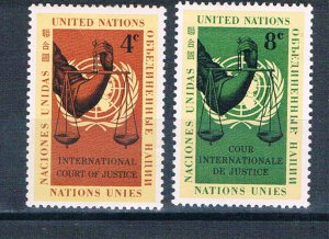 United Nations NY 88-89 Unused set Scales of Justice 1961 (MV0418)