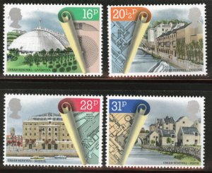 Great Britain Scott 1049-52 MNH** 1984 Architect set