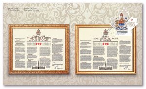 THE CONSTITUTION = CANADA 150 = Official FDC, Philatelic Cover Canada 2017