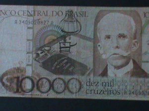 ​BRAZIL-1984-CENTRAL BANK-$ 100000 CIR-VF-HARD TO FIND WE SHIP TO WORLDWIDE