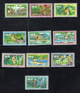 Niue #222-231  VF Used   CV $6.25  ...  4420081