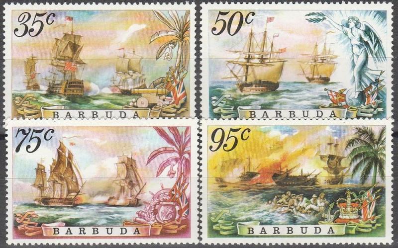 Barbuda #209-12 MNH F-VF CV V$4.50 (SU3690)