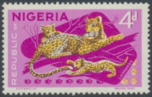 Nigeria  SC#  261  MNH imprint   Leopards see details & scans