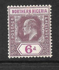 NORTHERN NIGERIA 1910-11   6d   KEVII   MLH   SG 35