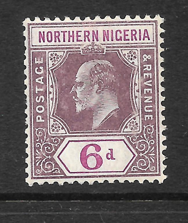 NORTHERN NIGERIA 1910-11   6d   KEVII   MLH   SG 35