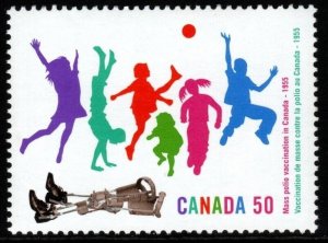 CANADA SG2367 2005 50TH ANNIVERSARY OF MASS POLIO VACCINATION IN CANADA MNH