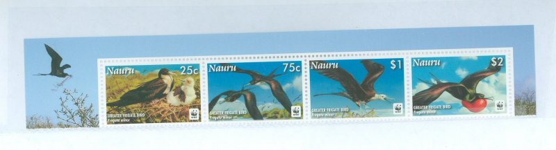 Nauru #589-592 Mint (NH) Single (Complete Set) (Fauna) (Wildlife) (Wwf)