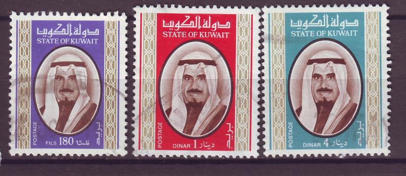 J14935 JLstamps 1978 kuwait hv,s of set used #761-3 sheik sabah