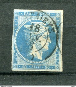 Greece 1868 w figure Sc 27 Used 11437