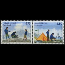 GREENLAND 2007 - Scott# 493-4 Europa-Scouting Set of 2 NH