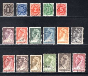 Netherlands Antilles #127-143  VF, Used, Complete Set,  $38.00 ....  4210091