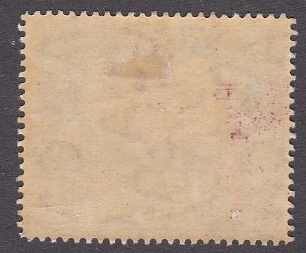 Barbados # 109, Ship Olive Blossom Hinged, 1/3 Cat.