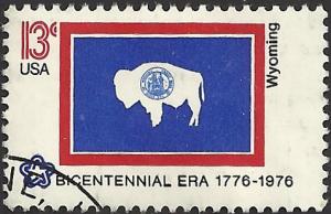 # 1676 USED STATE FLAG WYOMING