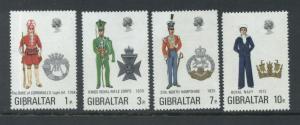 Gibraltar 286-89  MNH
