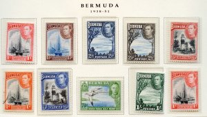 BERMUDA -- Scott #118 to #122 varieties mint Cat $55 British Commonwealth