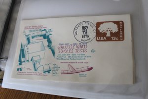 SPACE VOYAGE CACHET COVER - SHUTTLE WIND TEST  NOV 24, 1976 MOFFETT