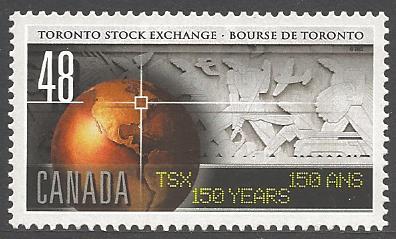 Canada Mint VF-NH #1962 Toronto Stock Exchange