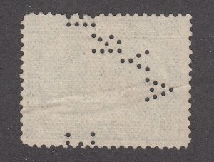 NEWFOUNDLAND #157 USED AYRE PERFIN