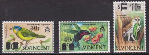 St Vincent, Fauna, Birds MNH / 1973