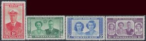 Swaziland 44-47 MNH 1947 Royal Visit (RR)(ak6497)