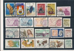 D397968 Brazil Nice selection of VFU Used stamps