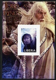 Liberia 2003 Lord of the Rings #3 imperf s/sheet unmounte...