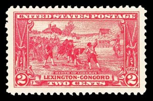 Scott 618 1925 2c Lexington-Concord Issue Mint VF OG NH Cat $6.50